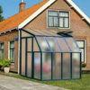 Green Modular UV Polycarbonate Lean to Greenhouse With 4mm PC Panel / Aluminum Frame