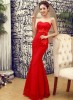 Red Elegant Evening Dress, Wedding Dress, Bridesmaid Dress