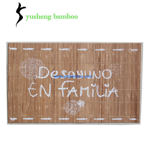 Bamboo Disposable Christmas Placemats