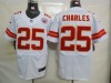 New NFL Jersey Kansas City Chiefs 25# Charles White Elite Jersey