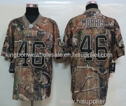 New NFL Jersey Washington Red Skins 46 Morris Camo Elite Jerseys