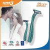 Triple Blade Razor; Streamline Handle with Good Quality