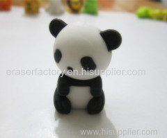 puzzle cute panda erasers