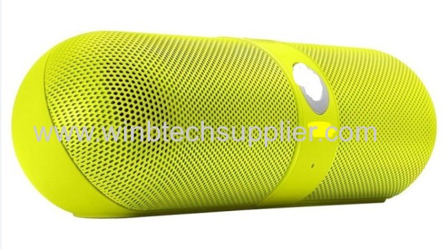 Newest Monster beats bluetooth wirless mini pill speaker with b logo 