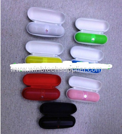 Newest Monster beats bluetooth wirless mini pill speaker with b logo 