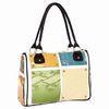 Mix Color Fashion PU Leather Handbag Shoulder Bag For Girls Leisure Shopping