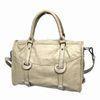 Trendy Zipper Ladies Leather Handbags Sling Cross Body Bags With Buckled Belts