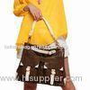 Satchel bag for women, with front pockets styles, customized designs welcomed