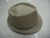 cheap paper straw fedora hats for sale