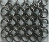 gun-black color chainmail mesh