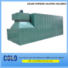 Gas heating powder coating oven