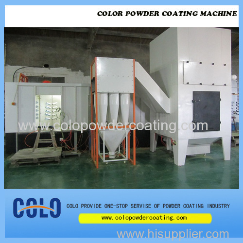 Multi - Cyclone powder coating booth