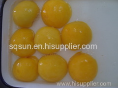 CANNED YELLOW PEACH HALV