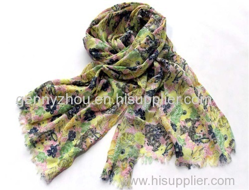 100% cotton printing scarf