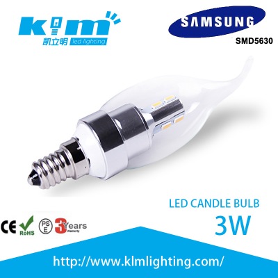 Wholesale 3w 220v 110V Led Chandelier Light Bulb