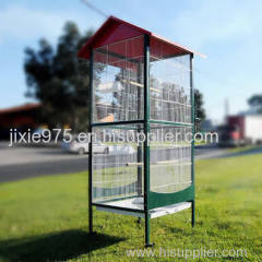 Wrought iron flight cage in various styles for all pet birds