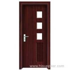 the PVC wooden doors