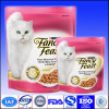 Ziplock plastic packaging cat food bag