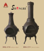 Shengri garden chiminea fire pit heater