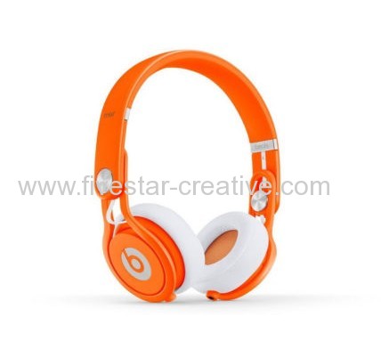 Beats by Dr.Dre Mixr Headband Headphones Orange Limited Edition