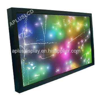 32'' Industrial LCD Monitor with IR Multi Touch Screen,1000nits High Brightness Sunlight Readable Optional,LED Backlight