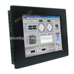 12'' Embedded Industral LCD Monitor with Resistive Touch Screen, VGA,DVI