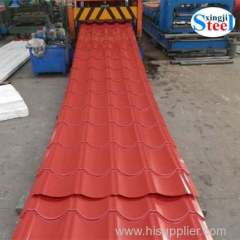 Corrugated color steel sheet