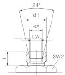 KHB-08LR high pressure dn 06 2 way stainless steel ball valve made in China