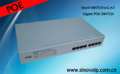 high-quality 8 port 30W 1000M network POE switch