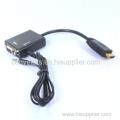 HDMI to VGA and Audio Converter