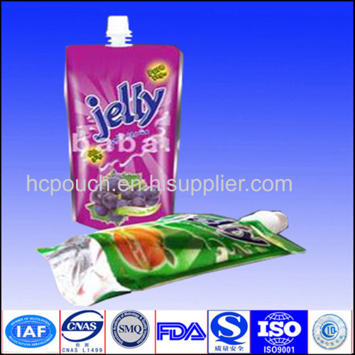 Spout bag/pouch, liquid/juice spout bag