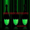 Super high Brightness el label/custom design label glow in the dark place /luminous wine label