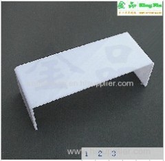 White color acrylic U shape display case for wallet shoes handbag cosmetic jewelly ! High quality and low price