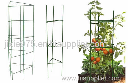 Square Folding Tomato Cages Easy Folds Flat for Compact Storage