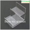 High-grade two layers acrylic display case for wallet handbag cosmetic boutique ! Crystal clear color