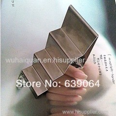 Free shipping stainless steel wallet display rack! Three layers display stand suitable for market etc