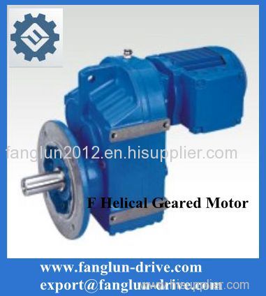 FF helical speed reducer