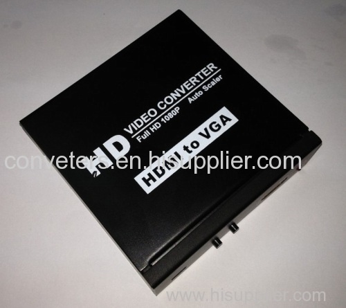 HDMI to VGA + L/R Audio Converter