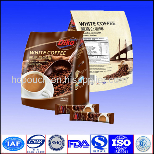 plastic aluminum foil coffee pouch