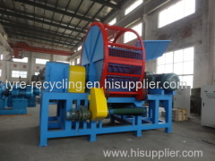 the tyre recycle machine