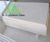 white re-crystallized glass marble tile