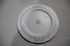 chrismas plastic plate /charge plate