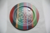 chrismas plastic plate /charge plate