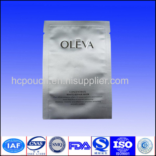 facial mask plastic package bag