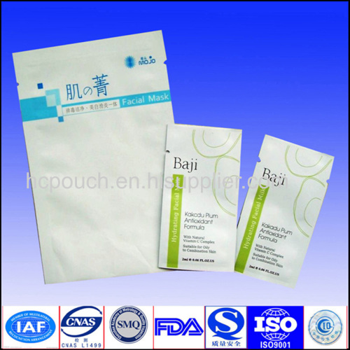 Lamination Bag For Facial Mask,Three Side Seal Bags