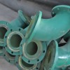 Steel lining polyurethane wear-resistant pipe elbows