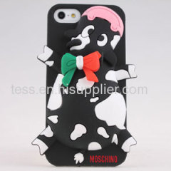 Cute 3D Cartoon Turtle Elephant Silicone Rubber Case Cover for iPhone 5/5S
