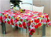Strawberry transparent table cloth for table decoration