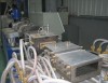 Plastic extrusion production line for wpc products