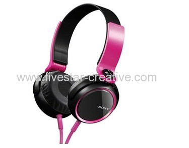 Sony MDR-XB400 On-Ear XB Series Extra Bass Headphones Pink